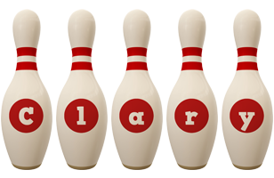 Clary bowling-pin logo