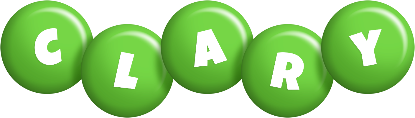 Clary candy-green logo