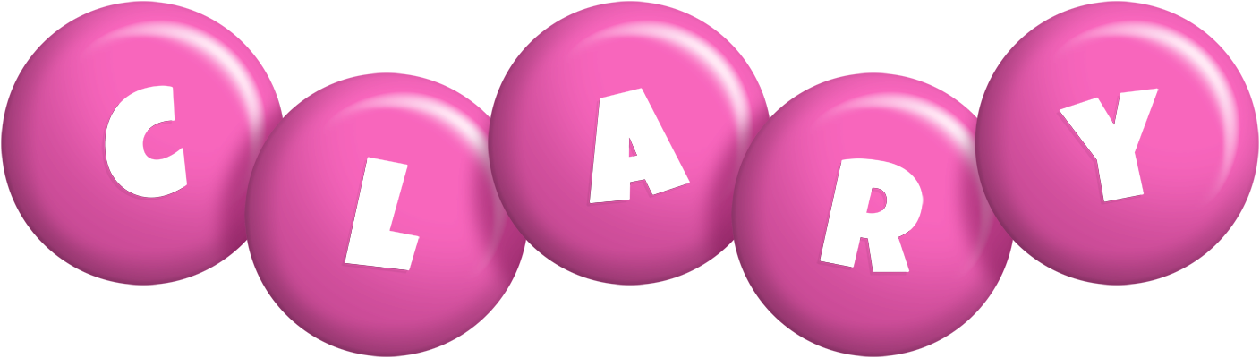 Clary candy-pink logo