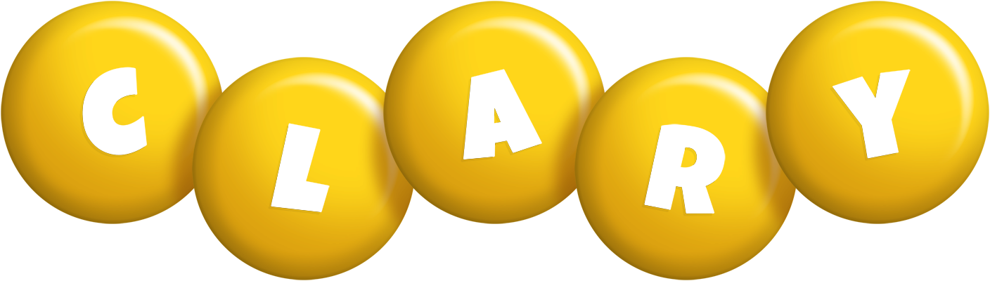 Clary candy-yellow logo