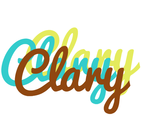 Clary cupcake logo