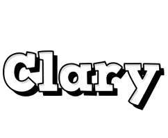 Clary snowing logo