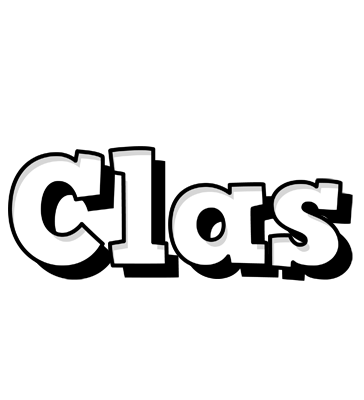 Clas snowing logo