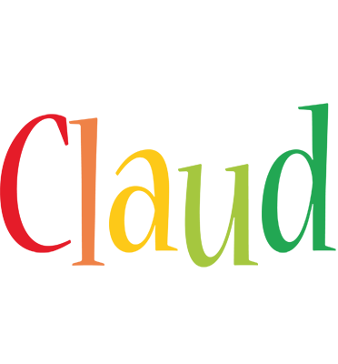 Claud birthday logo