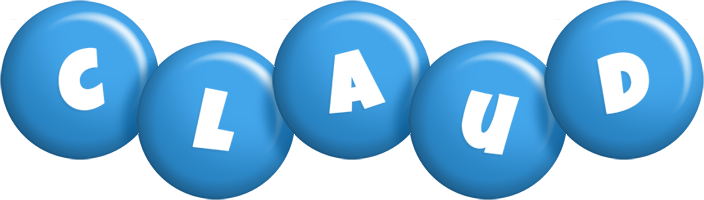 Claud candy-blue logo