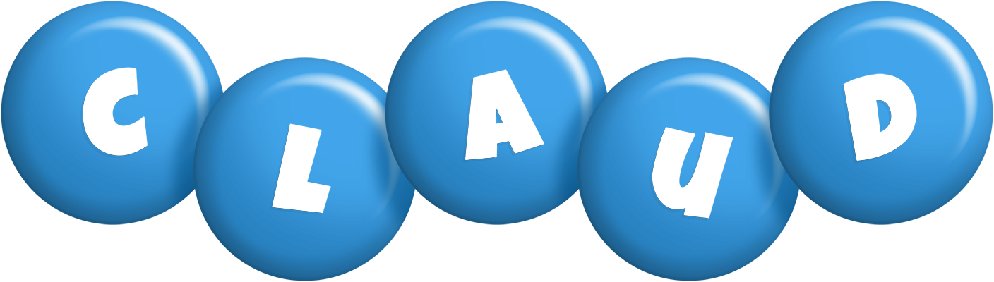 Claud candy-blue logo