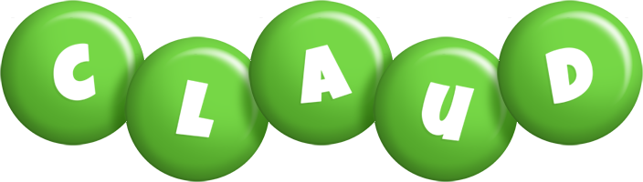 Claud candy-green logo