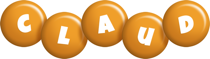 Claud candy-orange logo