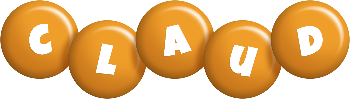 Claud candy-orange logo