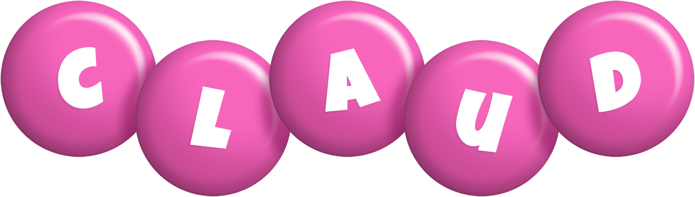 Claud candy-pink logo
