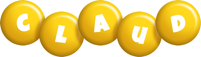 Claud candy-yellow logo