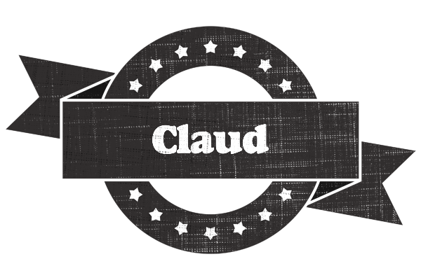 Claud grunge logo