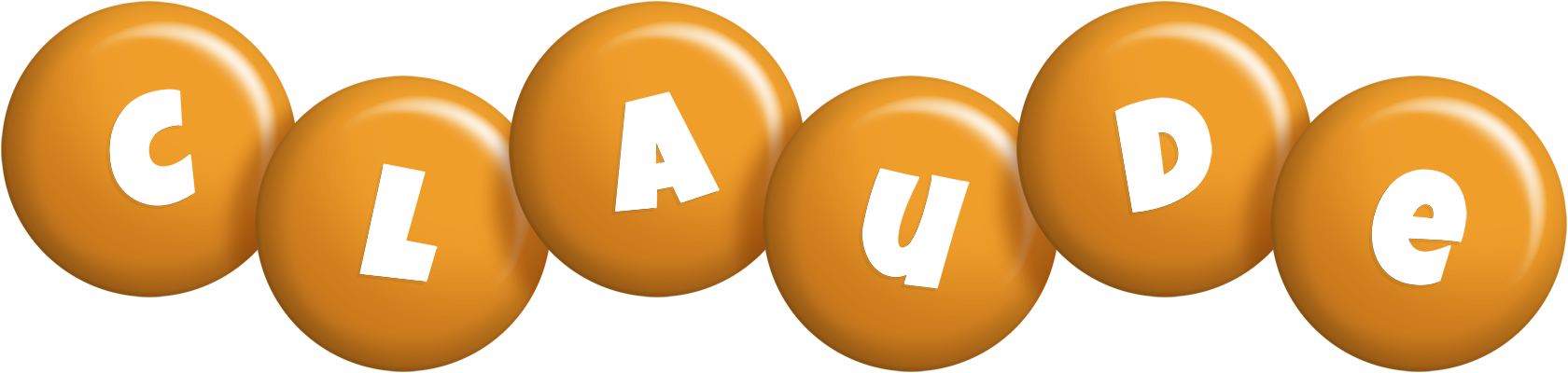 Claude candy-orange logo