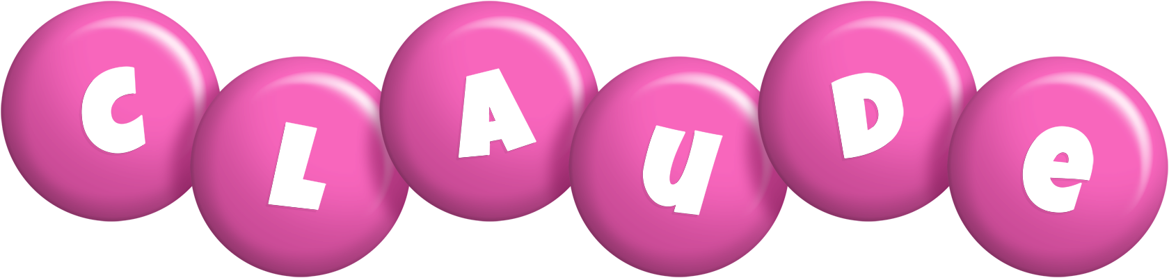 Claude candy-pink logo