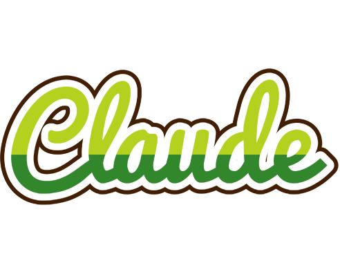 Claude golfing logo