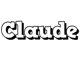 Claude snowing logo