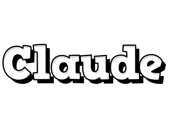 Claude snowing logo