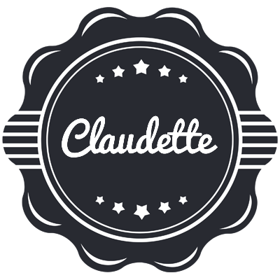 Claudette badge logo