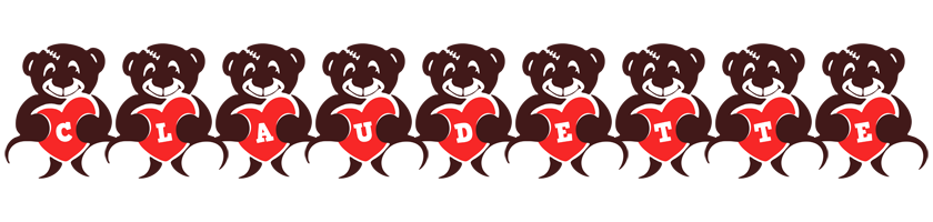 Claudette bear logo