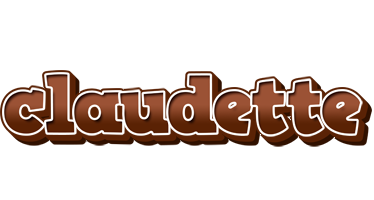 Claudette brownie logo