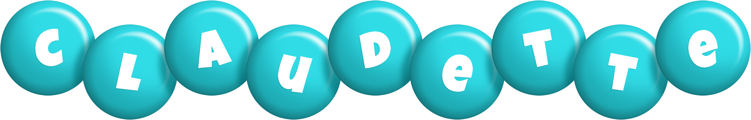 Claudette candy-azur logo