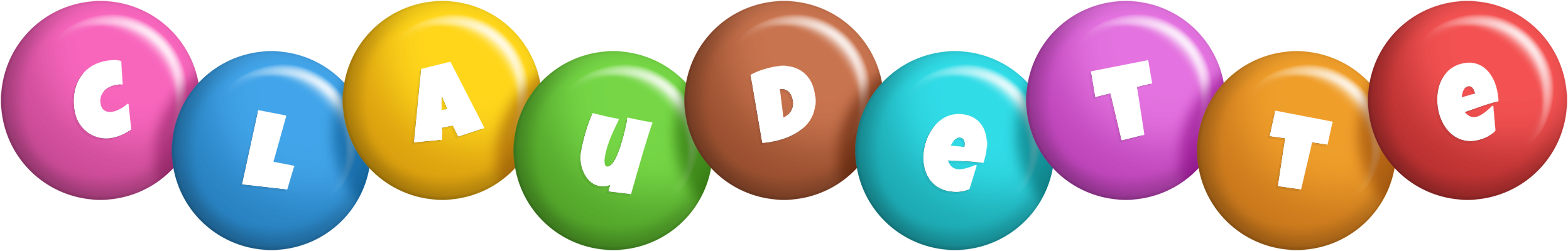 Claudette candy logo