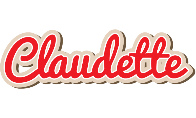 Claudette chocolate logo