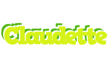 Claudette citrus logo