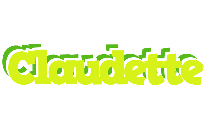 Claudette citrus logo