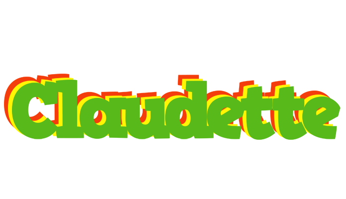 Claudette crocodile logo
