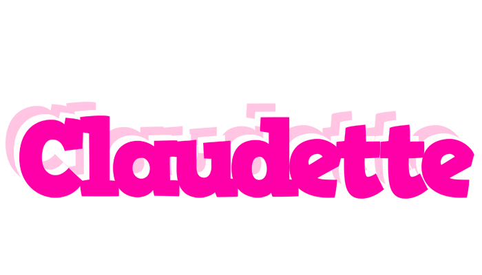 Claudette dancing logo