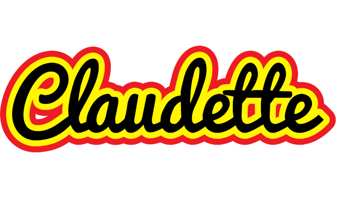 Claudette flaming logo