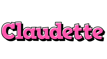 Claudette girlish logo