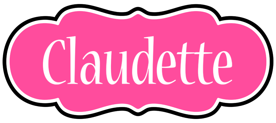 Claudette invitation logo