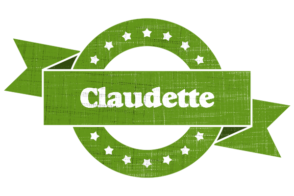 Claudette natural logo