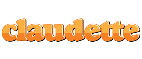 Claudette orange logo