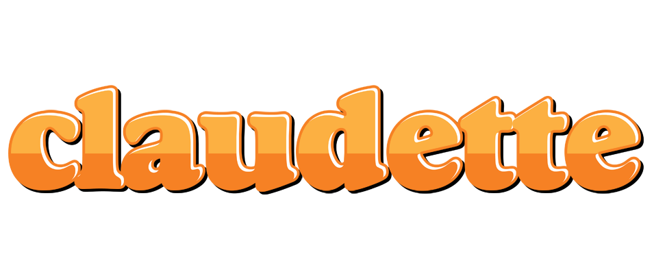 Claudette orange logo