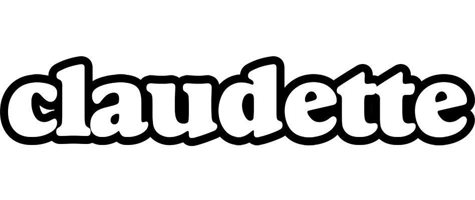 Claudette panda logo