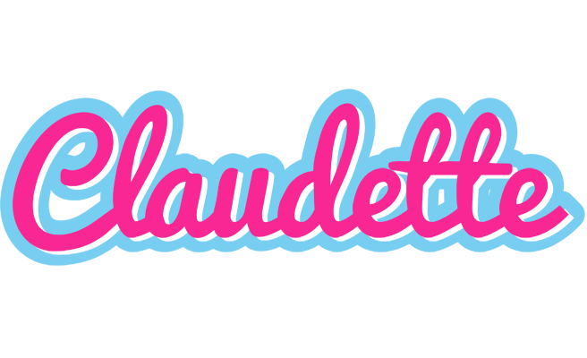 Claudette popstar logo