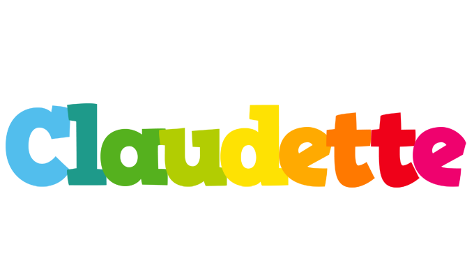 Claudette rainbows logo