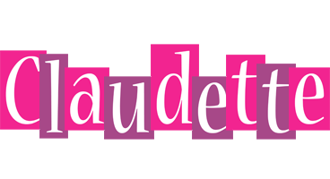 Claudette whine logo