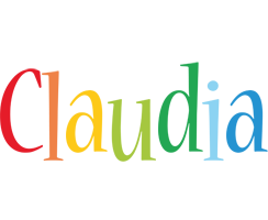 Claudia birthday logo