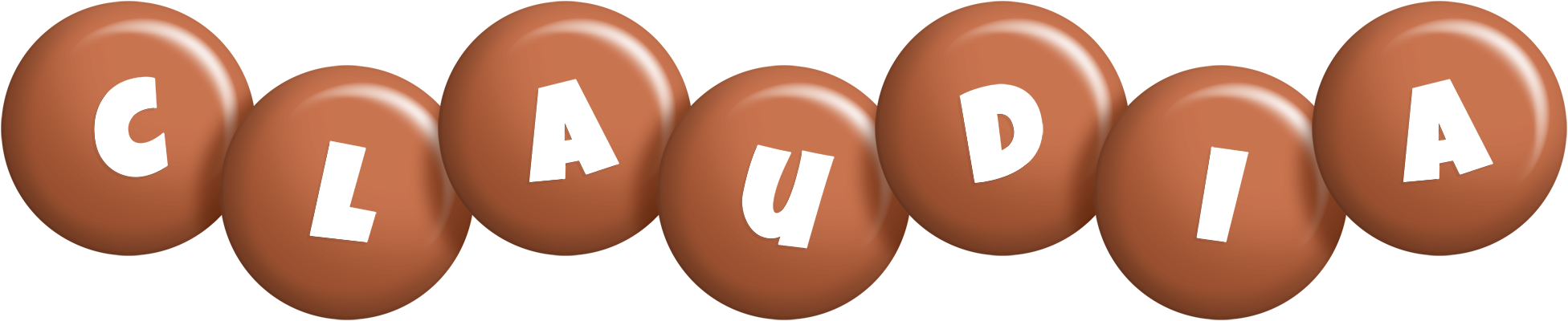 Claudia candy-brown logo