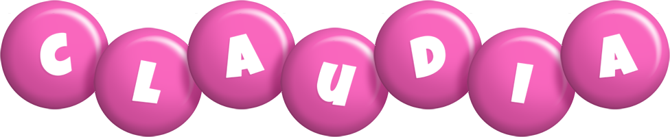 Claudia candy-pink logo