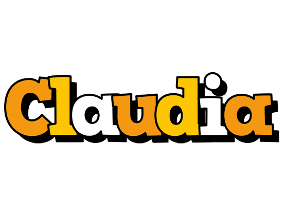 Claudia cartoon logo