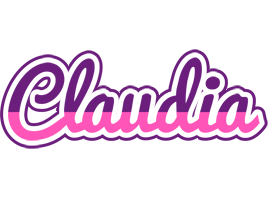 Claudia cheerful logo