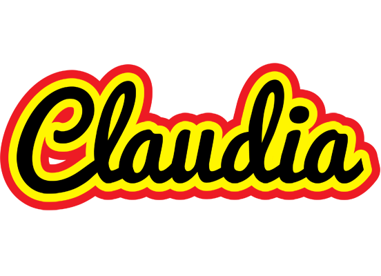 Claudia flaming logo