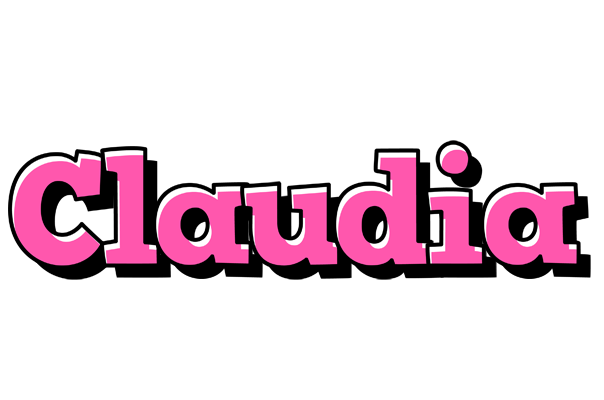 Claudia girlish logo
