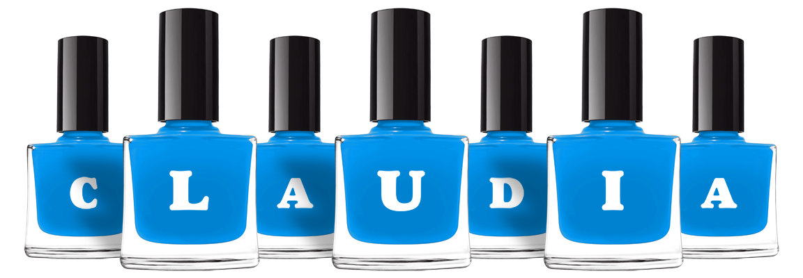 Claudia glossy logo