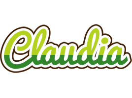 Claudia golfing logo